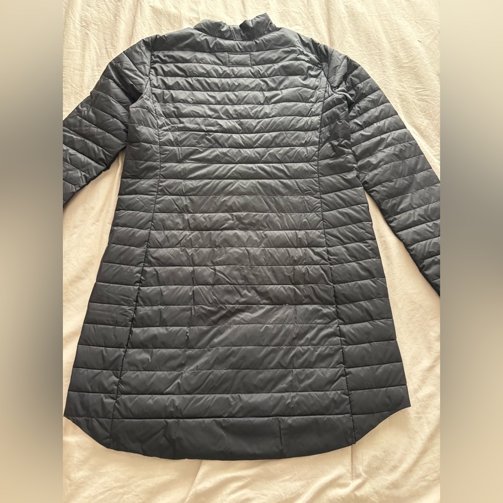 Old Navy active jacket black trench coat - Picture 3 of 7